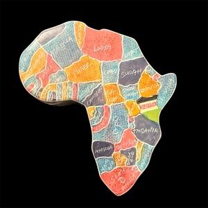 African Planet Heavy Trinket Box